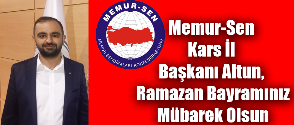 Başkan Altun, Ramazan Bayramınız Mübarek Olsun