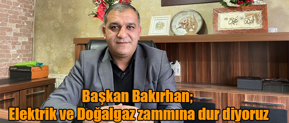 Başkan Bakırhan; Elektrik ve Doğalgaz zammına dur diyoruz