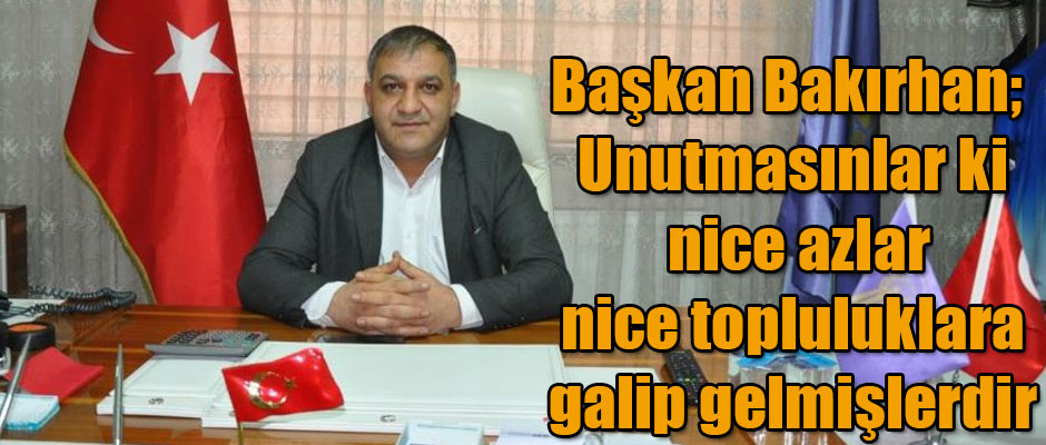 Başkan Bakırhan; Unutmasınlar ki nice azlar nice topluluklara galip gelmişlerdir