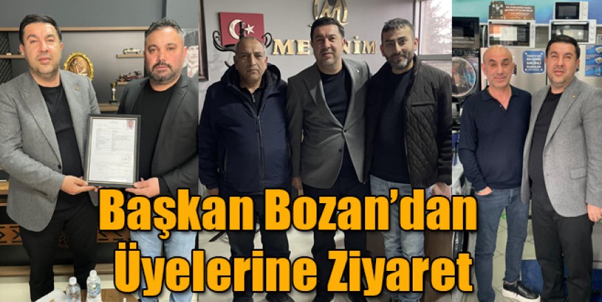 Başkan Kadir Bozan’dan KATSO Üyelerine Ziyaret