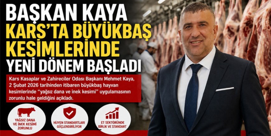 Başkan Kaya, Büyükbaş Kesimlerinde Yeni Dönem Başladı
