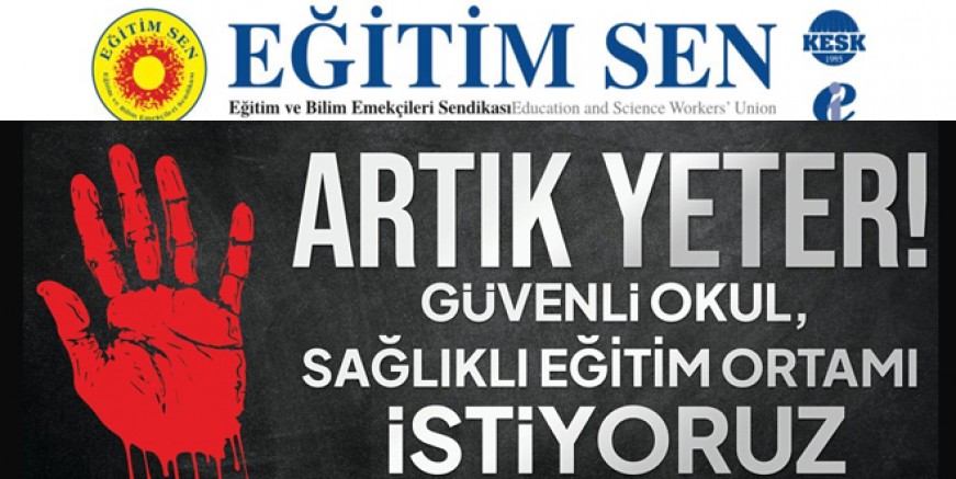 KARS EĞİTİM SEN OKULLARDA ŞİDDETE HAYIR!