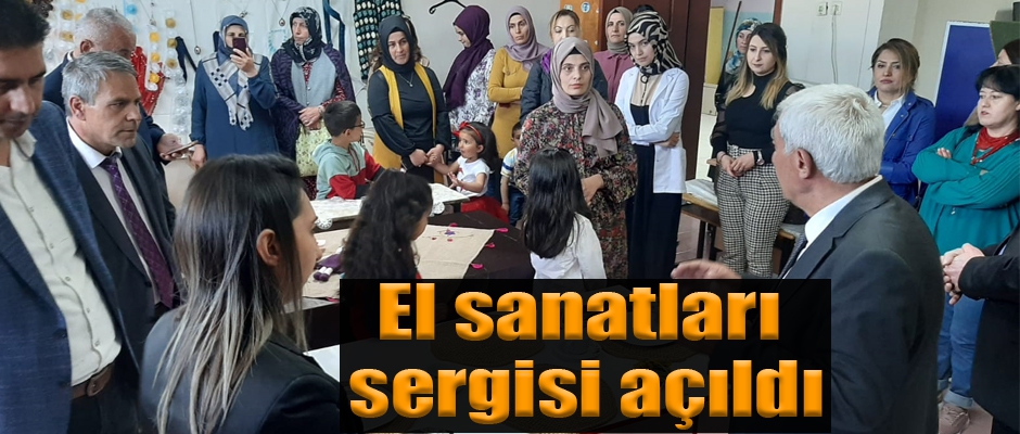Kars'ta El Sanatları Sergisi Açıldı
