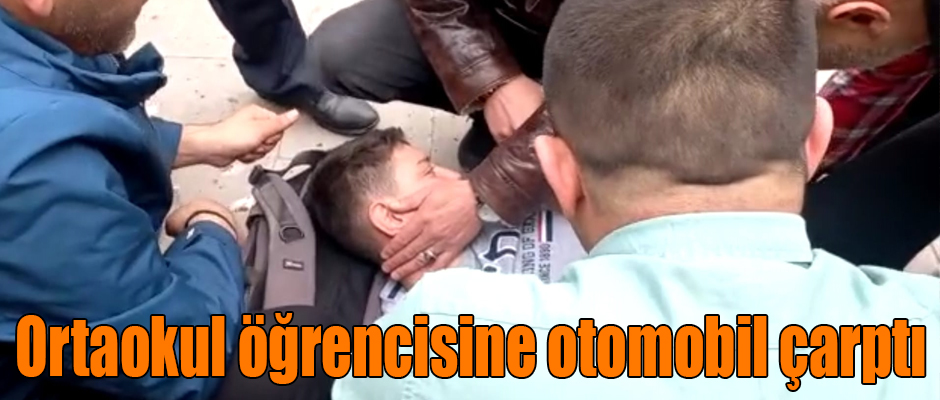 Kars’ta ortaokul öğrencisine otomobil çarptı