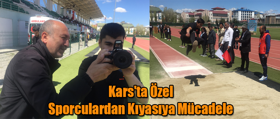 Kars'ta Özel Sporculardan Kıyasıya Mücadele