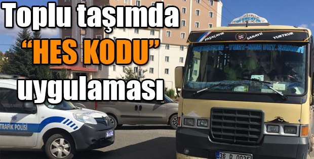KARS'TA TOPLU TAŞIMA ARAÇLARINDA