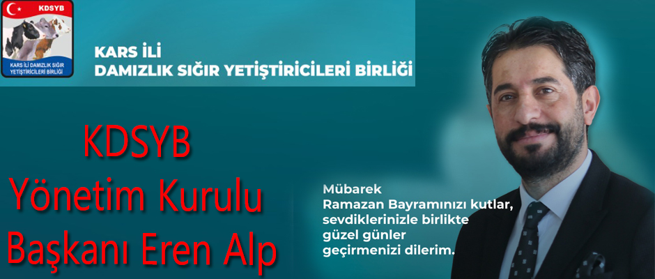 KDSYB Başkanı Eren Alp Bayramımız Mübarek Olsun