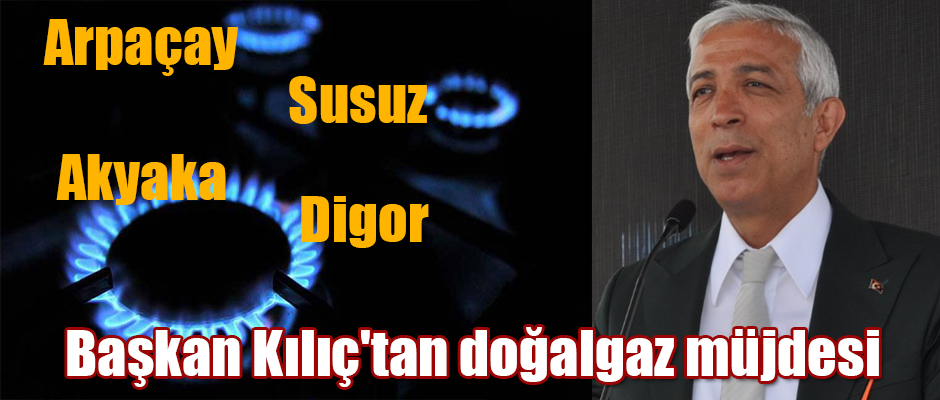 Komisyon Başkanı Kılıç'tan doğalgaz müjdesi
