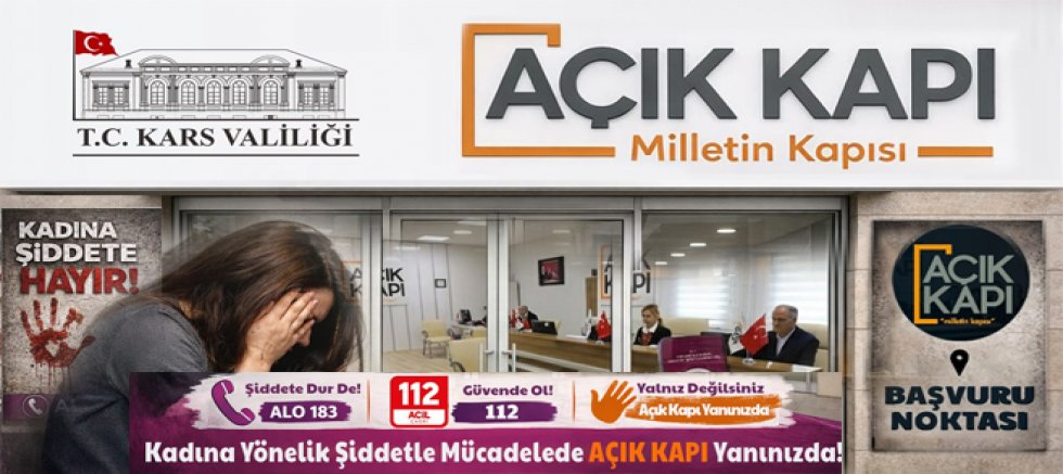 Açık Kapı Yanınızda: Kadına Yönelik Şiddetle Mücadelede Destek Sürüyor