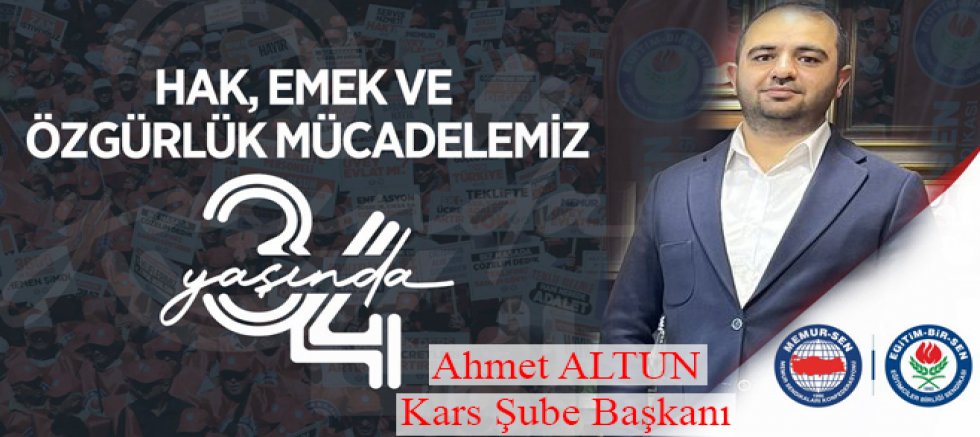 Başkan Altun; “Özlük ve Özgürlük Mücadelemizin 34. İftihar Yılı”