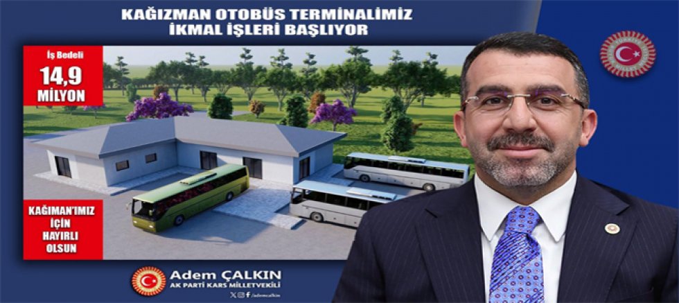 Kağızman Otobüs Terminali İçin 14,9 Milyon Liralık İkmal Süreci Başlıyor