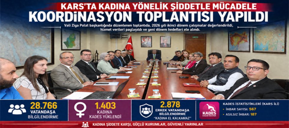 Kars'ta 28 Bin 766 Vatandaşa Bilgilendirme 1.403 Kadına KADES Yüklendi