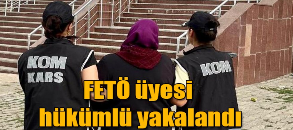 Kars'ta 6 yıl 3 ay kesinleşmiş hapis cezası bulunan S.K.C. yakalandı.