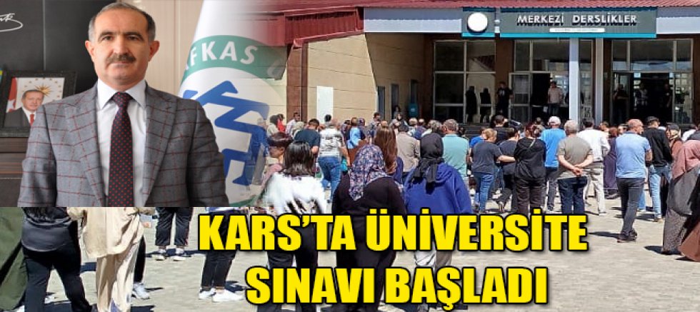 Kars’ta, 9 bin 213 öğrenci 532 salonda 1426 görevli gözetiminde sınava girdi