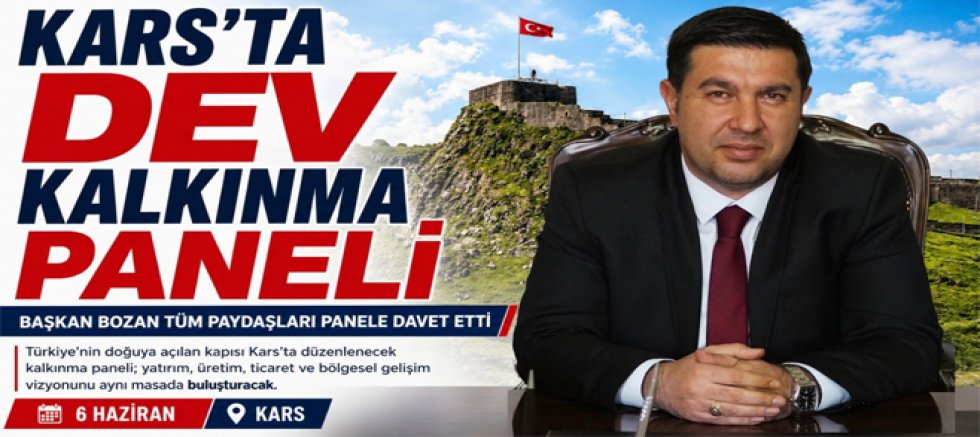 Kars’ta dev kalkınma paneli