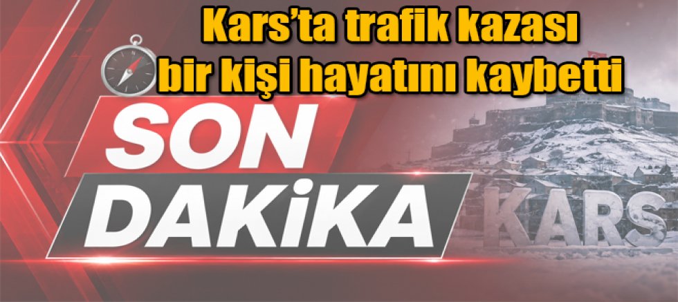 Kars'ta tırın çarptığı 58 yaşındaki M. D. İsimli kadın yaşamını yitirdi