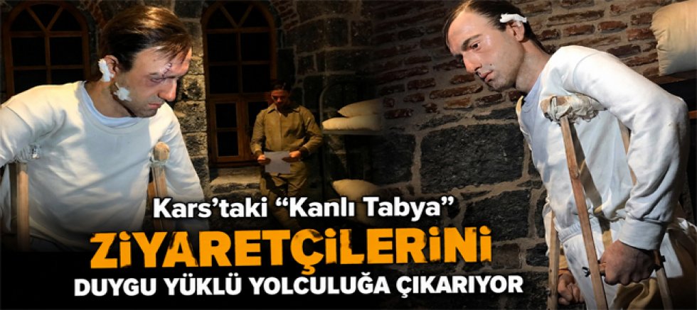 Kars’taki “Kanlı Tabya” ziyaretçilerini duygu yüklü yolculuğa çıkarıyor