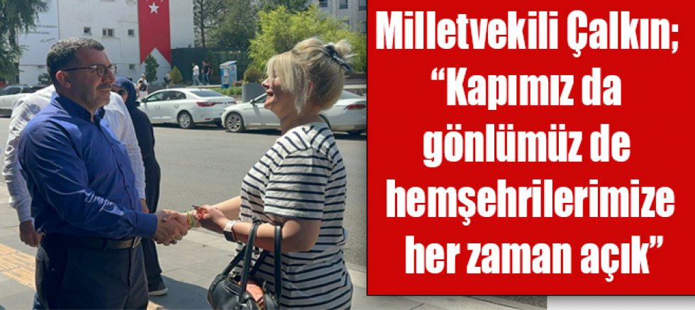 Milletvekili Adem Çalkın, 