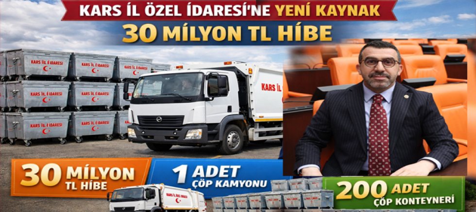 Milletvekili Çalkın'dan Kars İl Özel İdaresine Büyük Destek