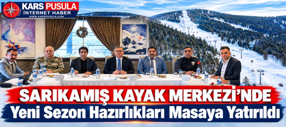 Sarıkamış Kayak Merkezi’nde Yeni Sezon Hazırlıkları Masaya Yatırıldı