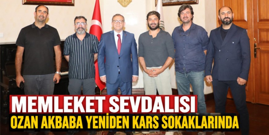 Memleket Sevdalısı Ozan Akbaba Yeniden Kars Sokaklarında