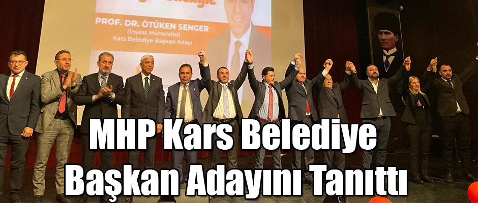 MHP Kars Belediye Başkan Adayını Tanıttı