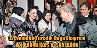 32,5 saatlik Turistik Doğu Ekspresi yolculuğu Kars’ta son buldu