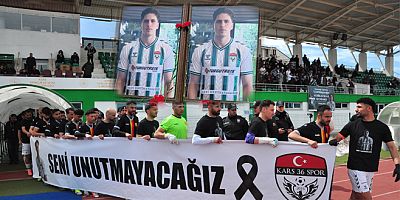 BAL’da Hüzünlü Gün: Kars 36 Spor Kubilay Kaan Kundakçı İçin Sahadaydı