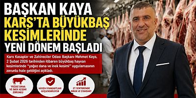 Başkan Kaya, Büyükbaş Kesimlerinde Yeni Dönem Başladı