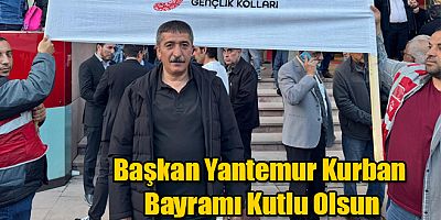 Belediye Başkanı Oğuz Yantemur Kurban Bayramı Kutlu Olsun