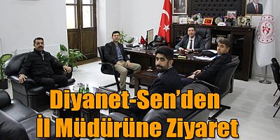 Diyanet-Sen Kars Şubesinden İl Müdürü Başköylü'ye Ziyaret