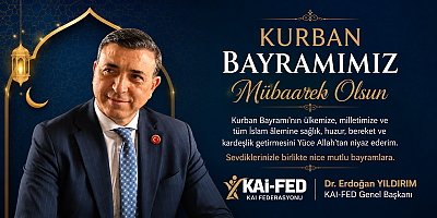 Dr. Yıldırım Kurban Bayramımız Mübarek Olsun 