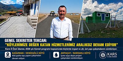 Genel Sekreter Tekcan, Köylerimize Değer Katan Hizmetlerimiz Aralıksız Devam Ediyor