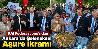 KAI Federasyonu'ndan Ankara'da Geleneksel Aşure İkramı