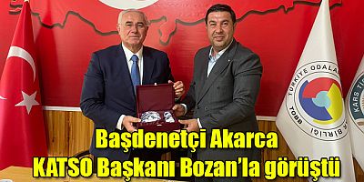 Kamu Başdenetçisi Mehmet Akarca KATSO Başkanı Bozan ile görüştü