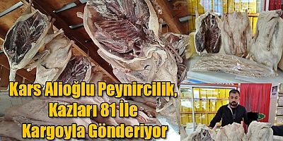 Kars Alioğlu Peynircilik, Kazları 81 İle Kargoyla Gönderiyor