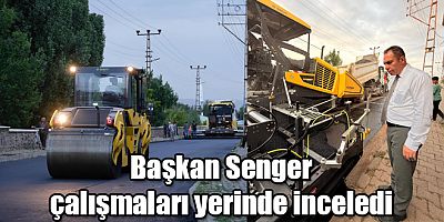 Kars Belediye Başkanı Senger, Çalışmaları yerinde inceledi