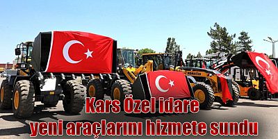 Kars İl Özel İdaresi Yeni Araç Filosunu Hizmete Sundu