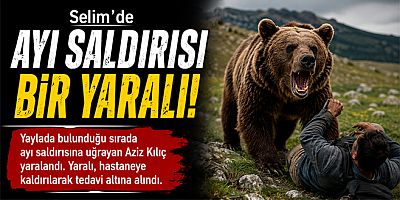 Kars’ın Selim İlçesinde Ayı Saldırısında Bir Kişi Yaralandı