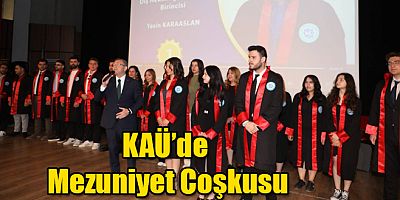 Kars KAÜ'de Mezuniyet Coşkusu