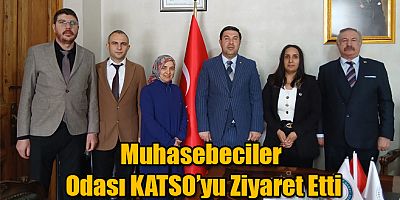 Kars Muhasebeciler Odası KATSO’yu Ziyaret Etti