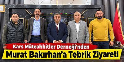 Kars Müteahhitler Derneği’nden Murat Bakırhan’a Tebrik Ziyareti