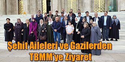 Kars Şehit Aileleri ve Gazilerden TBMM'ye Ziyaret 