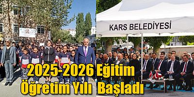 Kars’ta 2025-2026 Eğitim Öğretim Yılı Düzenlenen Törenle Başladı