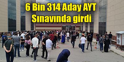 Kars'ta 6 Bin 314 Aday AYT Sınavına girdi