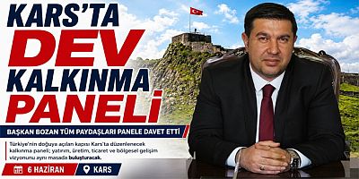 Kars’ta dev kalkınma paneli