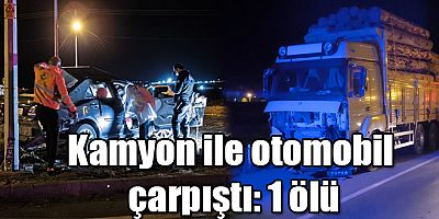 Kars'ta kamyon ile otomobil çarpıştı: 1 ölü