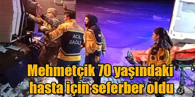 Kars'ta Mehmetçik 70 yaşındaki hasta için seferber oldu