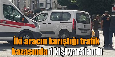 Kars'ta meydana gelen trafik kazasında 1 kişi yaralandı