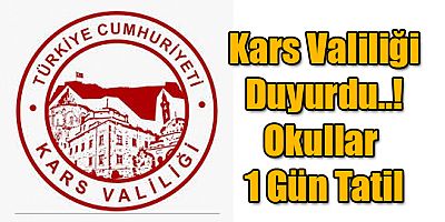 Kars'ta okullara kar tatili